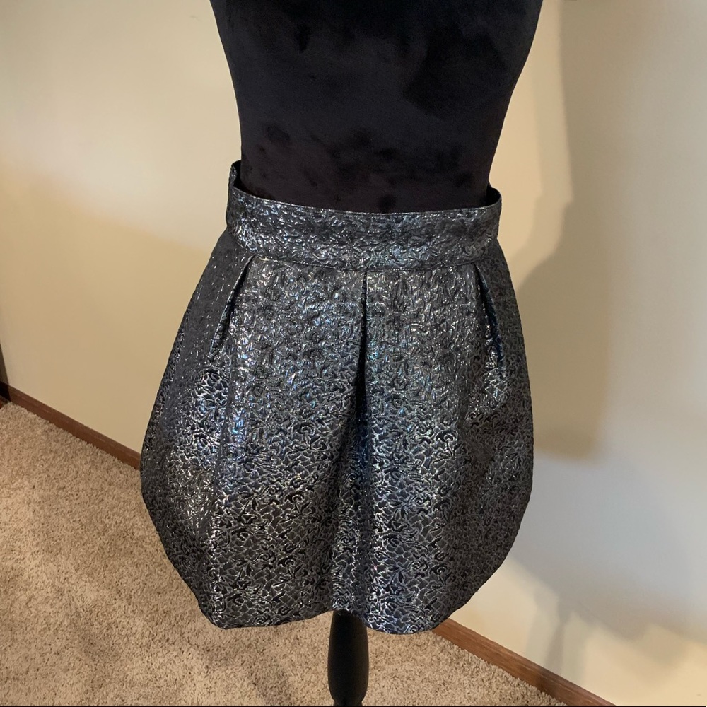 Frenchi from Nordstrom metallic party skirt